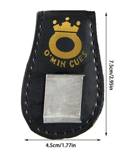 Magnetic Clip-On Billiard Chalk Holder with Secure Closure