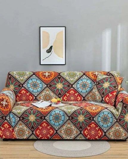Colorful Stretchy Sofa Slipcovers for Loveseats and Sectionals