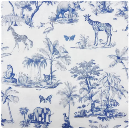 French Country Animal Pattern Cotton Fabric | 145cm Wide | Per 50cm
