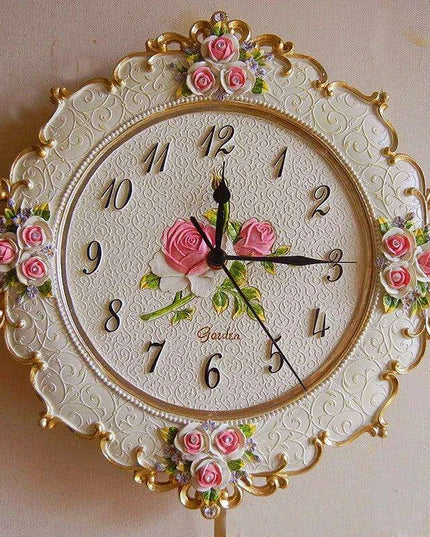 Elegant Minimalist Resin Wall Clock - Enhance Your Home with European Style