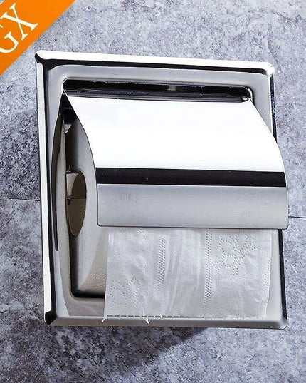 Modern Matte Black Wall-Mounted Toilet Paper Holder for Chic Bathrooms