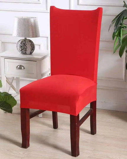 Elegant Beige Stretchable Slipcovers for Dining Chairs at Special Events