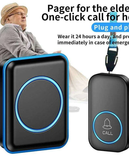 Wireless Emergency SOS Alert System with Caregiver Notification - Dual Alarm for Immediate Support