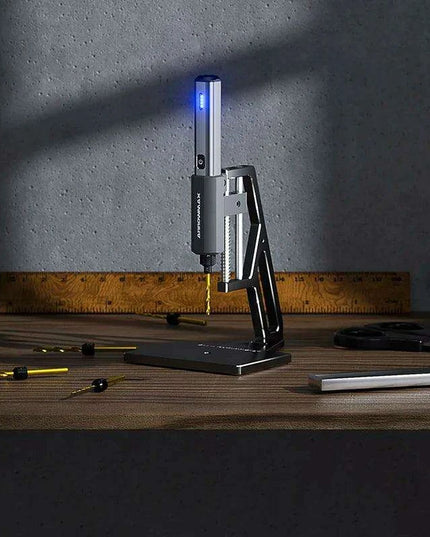 Precision Portable Drill Press Kit with Rechargeable Mini Electric Drill - Perfect for Various Materials