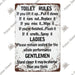 Vintage Charm Toilet Wall Art for Quirky Bathroom Decor