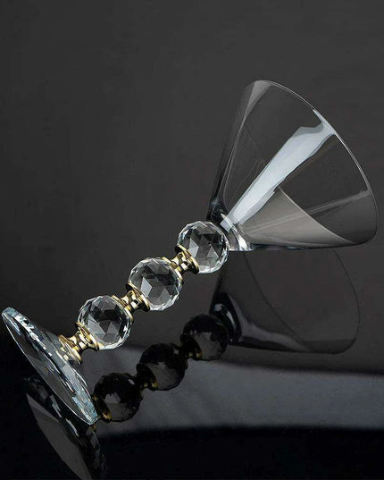 260ML Elegant Lead-Free Crystal Martini Glasses - Premium Drinkware for Cocktails, Wine, and Coffee - Ideal for Celebrations, Bars, and Gift Giving