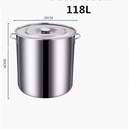 Versatile Stainless Steel Cooking Pot Set with Handle for Easy Transport