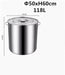 Versatile Stainless Steel Cooking Pot Set with Handle for Easy Transport