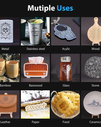 Alpha 10W High-Performance CNC Laser Engraver and Cutter Kit for Precision Woodworking & Metal Design