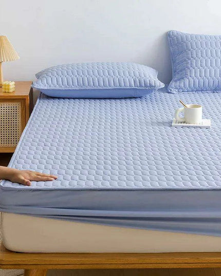 Premium Thick Fitted Sheet - Versatile Sizes for Twin, Full, Queen, King Mattresses in Elegant Solid Colors