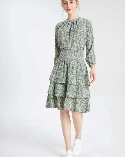 Chic Summer Smocking Skirt Sets in High-Elastic Chiffon Fabric