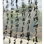 Width 0.5m height 2.8m (poppy) embroider craft