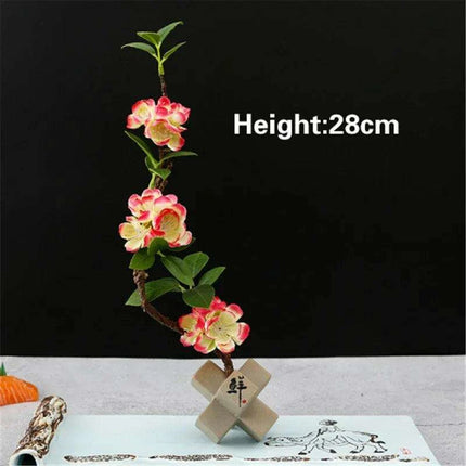 Elegant Plum Blossom Sushi and Sashimi Serving Set with Bento Mold