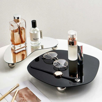 Scandinavian Minimalist Acrylic Makeup Organizer - Chic Home Decor Solution