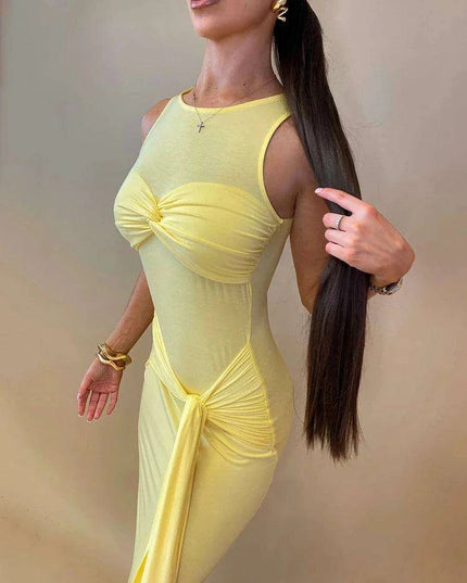 Knit Drape Dress: Effortless Elegance for Every Occasion