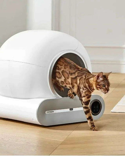 Intelligent App-Controlled Cat Litter Box with Advanced Odor Control