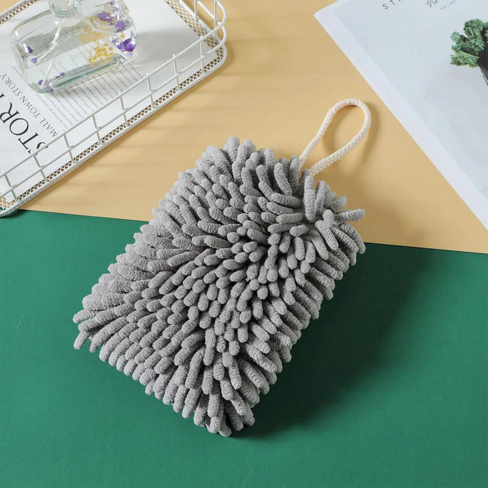 Luxurious Chenille Hand Towel Set - Perfect for Kitchen and Bathroom