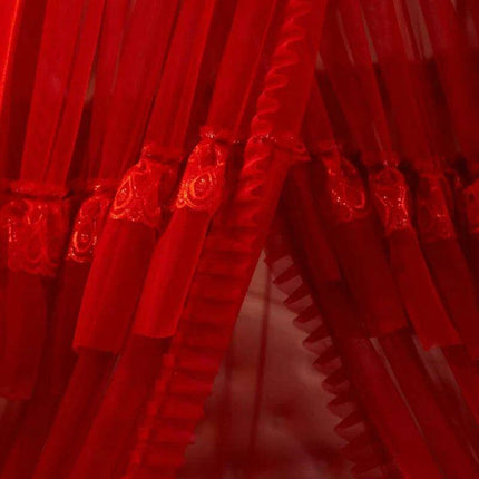 Whimsical Lace Dream Canopy for Queen and King Size Beds