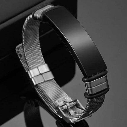 Customizable Leather Date Bracelets with Engraved Personalization