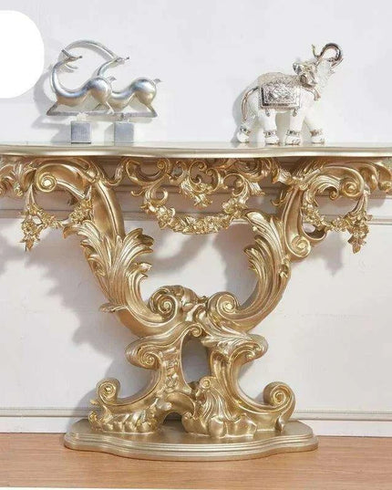 European Vintage Console Table - Classic Entryway Storage Solution