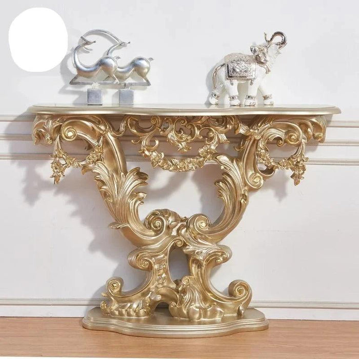 European Vintage Console Table - Classic Entryway Storage Solution