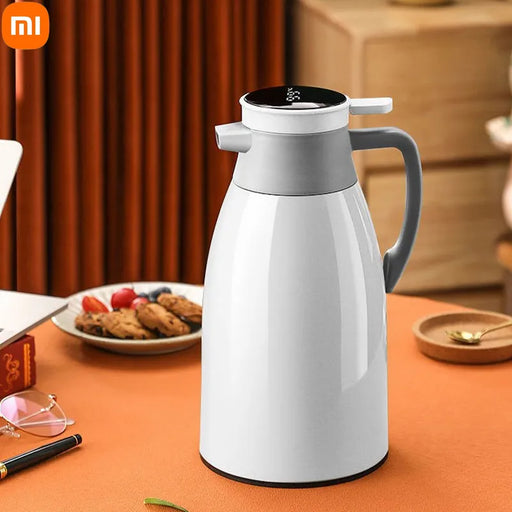 2L Intelligent Thermal Kettle with Digital Screen - Sleek High Capacity Hot Drink Flask