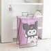 Hello Kitty Stylish Foldable Laundry Hamper: Sturdy Iron Frame & Waterproof Design - Spacious Organizer