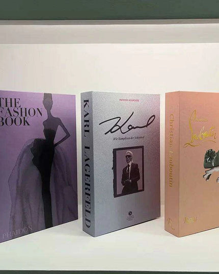 Elegant 3-Piece Decorative Faux Book Set for Home Décor