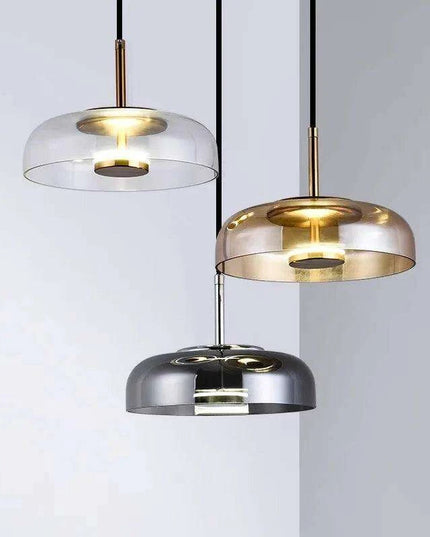 Sleek Nordic Glass LED Pendant Light Set for Contemporary Home and Dining Decor