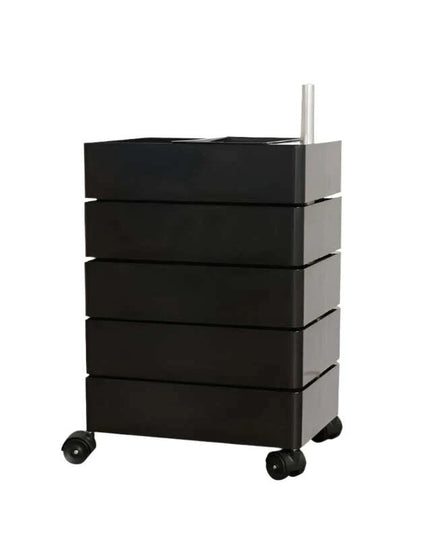 360-Degree Rotating Multi-Layer Storage Organizer - Stylish Movable Cabinet for Magazines and Cosmetics