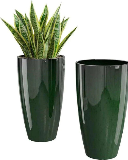 Eco-Friendly 21-Inch Tall Outdoor Planter Set - Stylish and Durable Design
