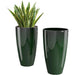 21 Inch Recycled Plastic Tall Outdoor Planters - Pack of 2