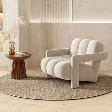 Chic Contemporary Leather Armchair Pair: Stylish Seating for Your Home