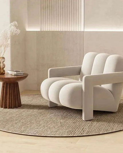 Chic Contemporary Leather Armchair Pair: Stylish Seating for Your Home