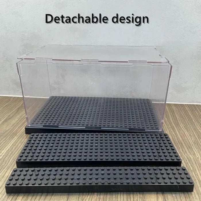 Acrylic Display Case for Building Block Figures with Dust Protection