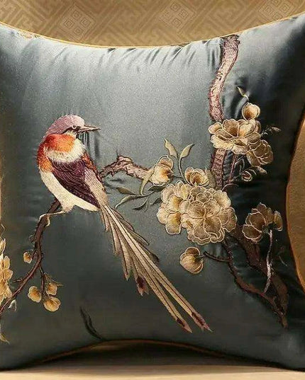 45x45/50x35cm Chinese Traditional Embroidered Bird Cushion Cover