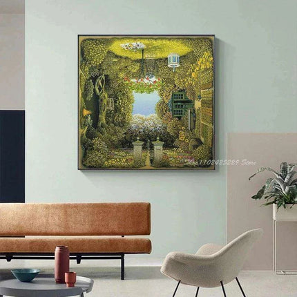 Enchanting Jacek Yerka Surrealistic Canvas Art Prints - Revitalize Your Space