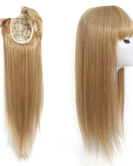 Bangs & Volume: Clip-In Hair Topper for Instant Transformation