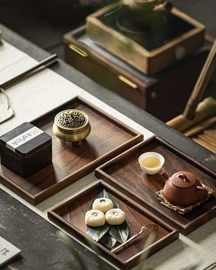 Elegant Bamboo Serving Tray Collection - Stylish and Robust for Every Occasion