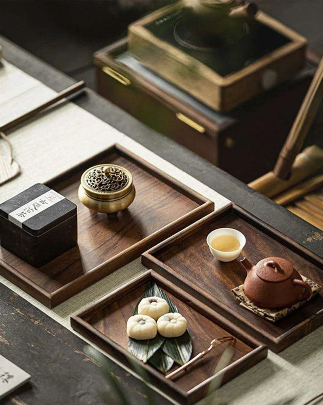 Elegant Bamboo Serving Tray Collection - Stylish and Robust for Every Occasion