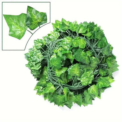 Artificial Leaf Vine Garlands, 2 m Strings, Selected Style & Pack