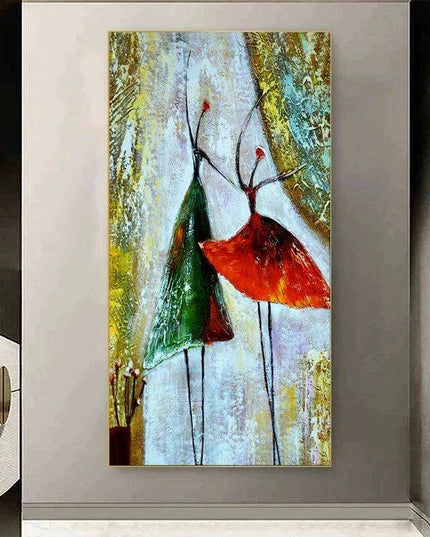 Customizable Ballet Dancer Canvas Art Print for Stylish Home Décor