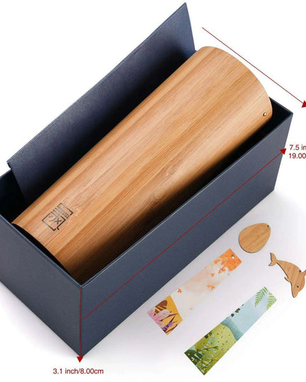 Tranquil Bamboo Wind Chimes - Handmade Outdoor Decor for Meditation and Serenity