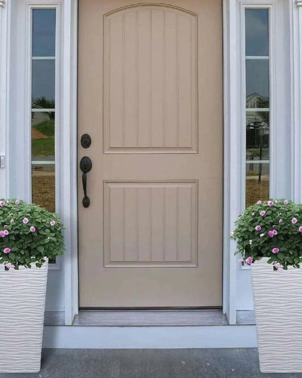 Chic White Square Planter Set - Stylish Addition for Any Space