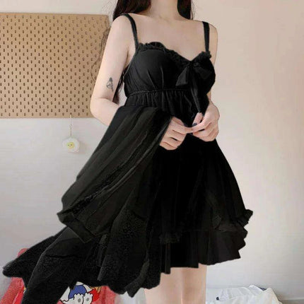 Sophisticated White Women's Lace Bow Sleepwear Collection - Chic Mesh Gown and Robe Set