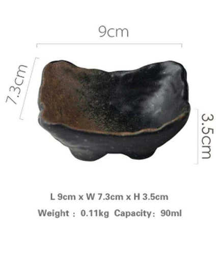 Elegant Artisan Japanese Ceramic Appetizer Plates: Elevate Your Dining Aesthetic with Unique Tableware