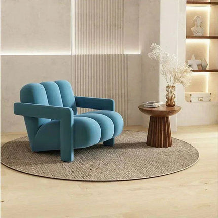 Chic Contemporary Leather Armchair Pair: Stylish Seating for Your Home