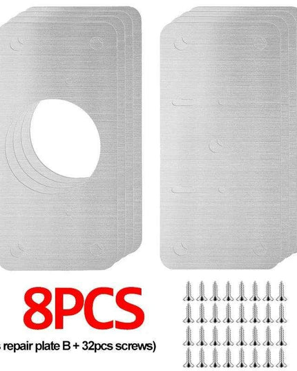 Premium Stainless Steel Silver Hinge Repair Solution for Furniture and Cabinet Revitalization