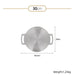 Versatile Portable Stainless Steel Korean BBQ Grill Pan for Outdoor Gatherings