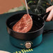Compact Travel Multicooker: Foldable 110V/220V Cooking System for Frying, Steaming, and More